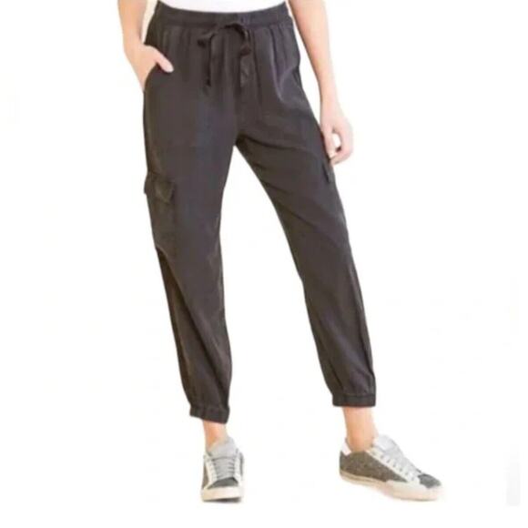 cloth & stone Pants - Anthropologie Cloth & Stone Jogger Pants Cargo Gray Washed Womens Size Small